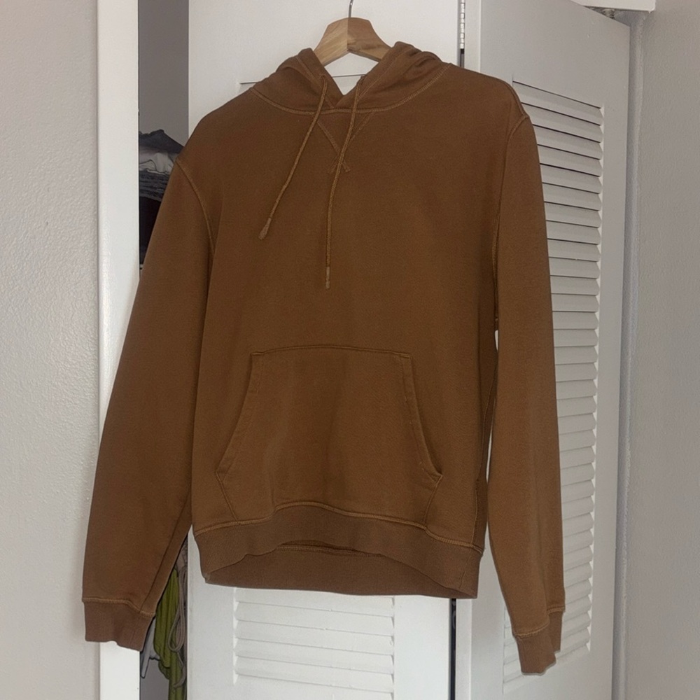 DSG - Brown inner fleece lined hoodie (Small)